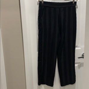 Anthropologie wide leg silk pants